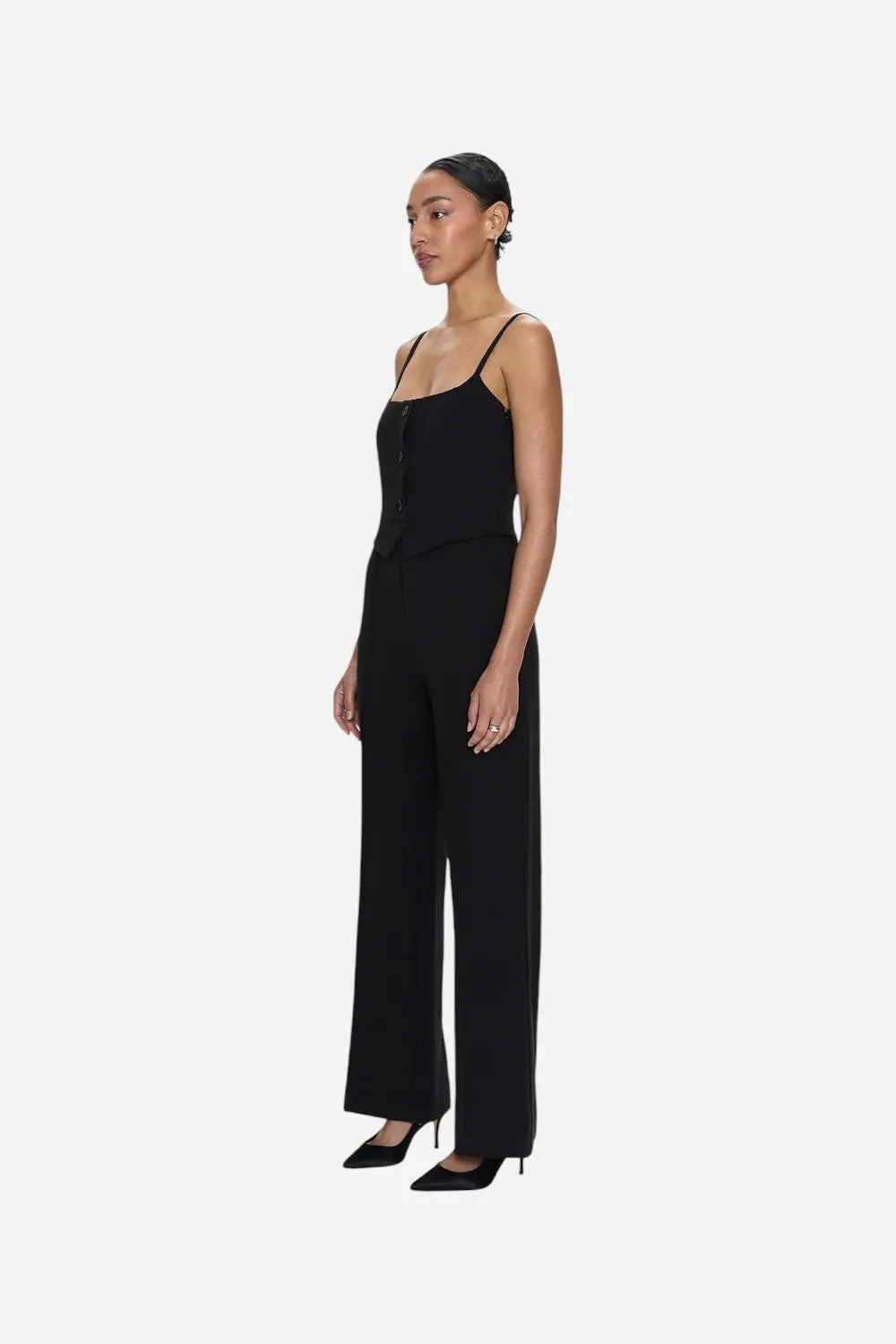 Pistola Marcia Tailored Jumpsuit in Black