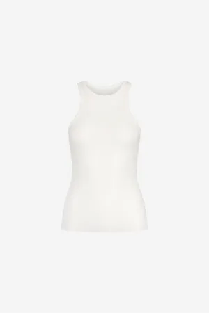 Racer Crochet Tank II Cream