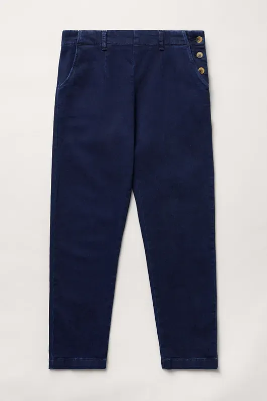 Seasalt Waterdance Trousers in Dark Indigo Wash