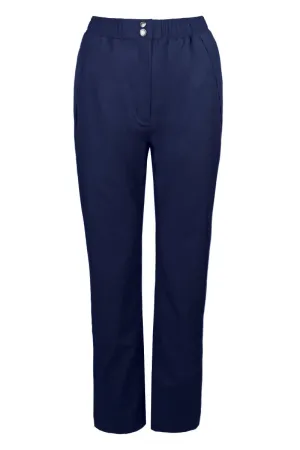 Sunderland MONTANA  Ladies Lightweight Waterproof Golf Trousers Navy