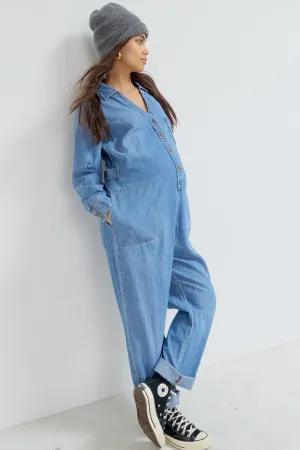 The Everyday Nursing Denim Jumpsuit