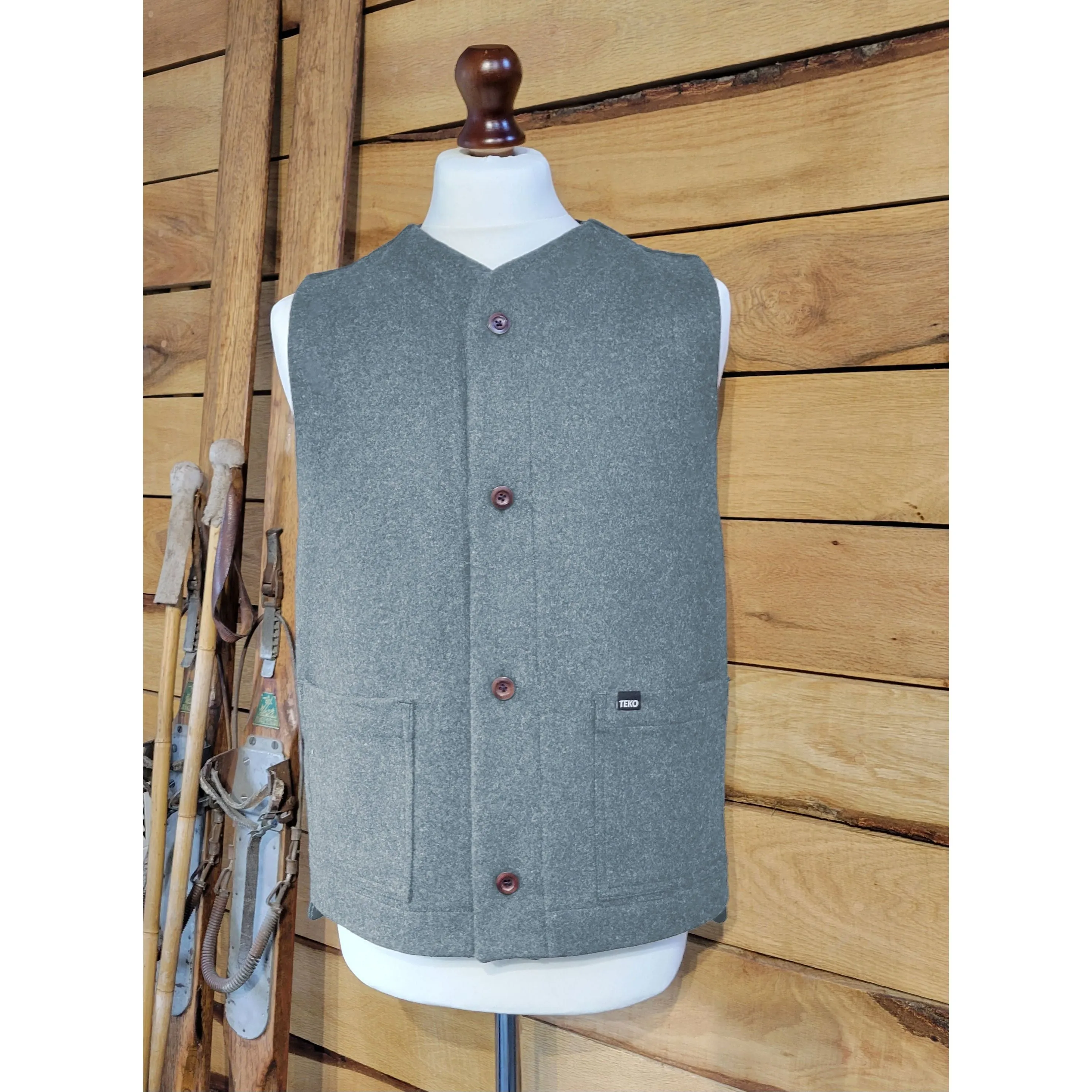 The LANGMUIR eco MELTON Recycled Wool 2.0 Waistcoat