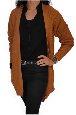 Women AE New Cardigan - Mustard