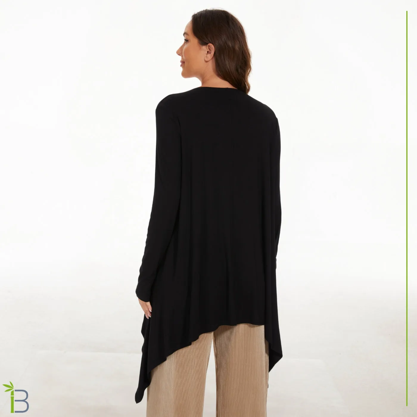 Women's Cardigan Waterfall Design