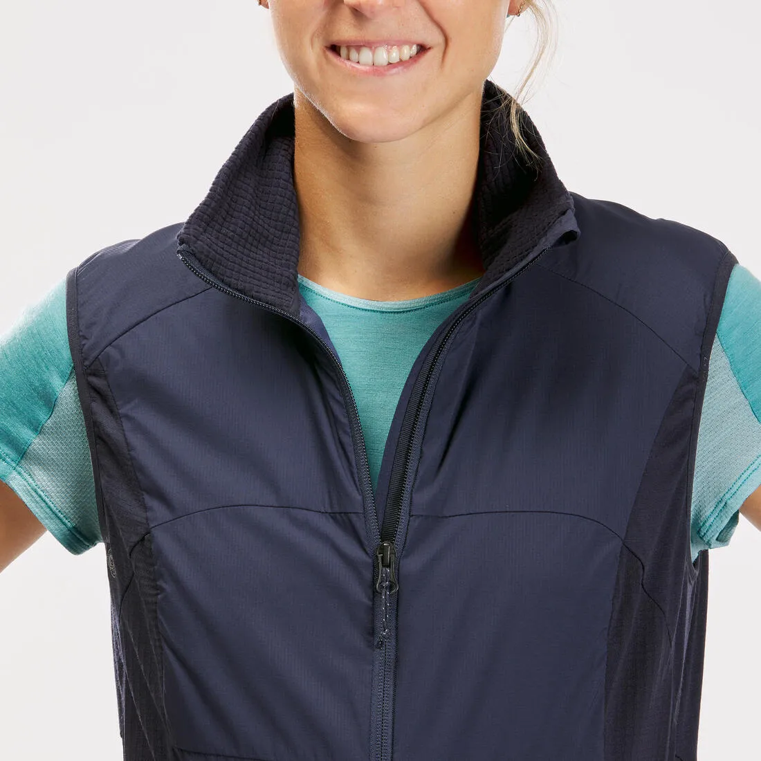 Women's Mountain Trekking Gilet Windproof - MT500